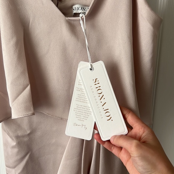 Shona Joy Luxe Cocktail Frill Dress in Porcelain Size 2 - Picture 10 of 13